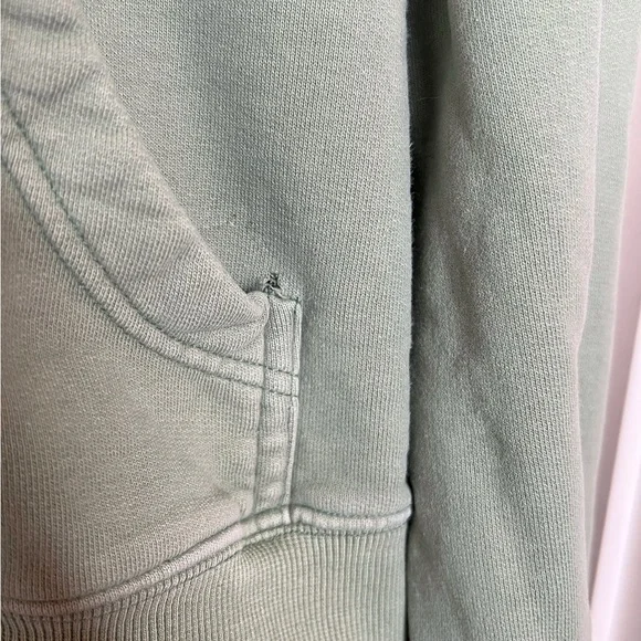 Offline by Aerie Green Half Zip Pullover | Size: M - Picture 3 of 8
